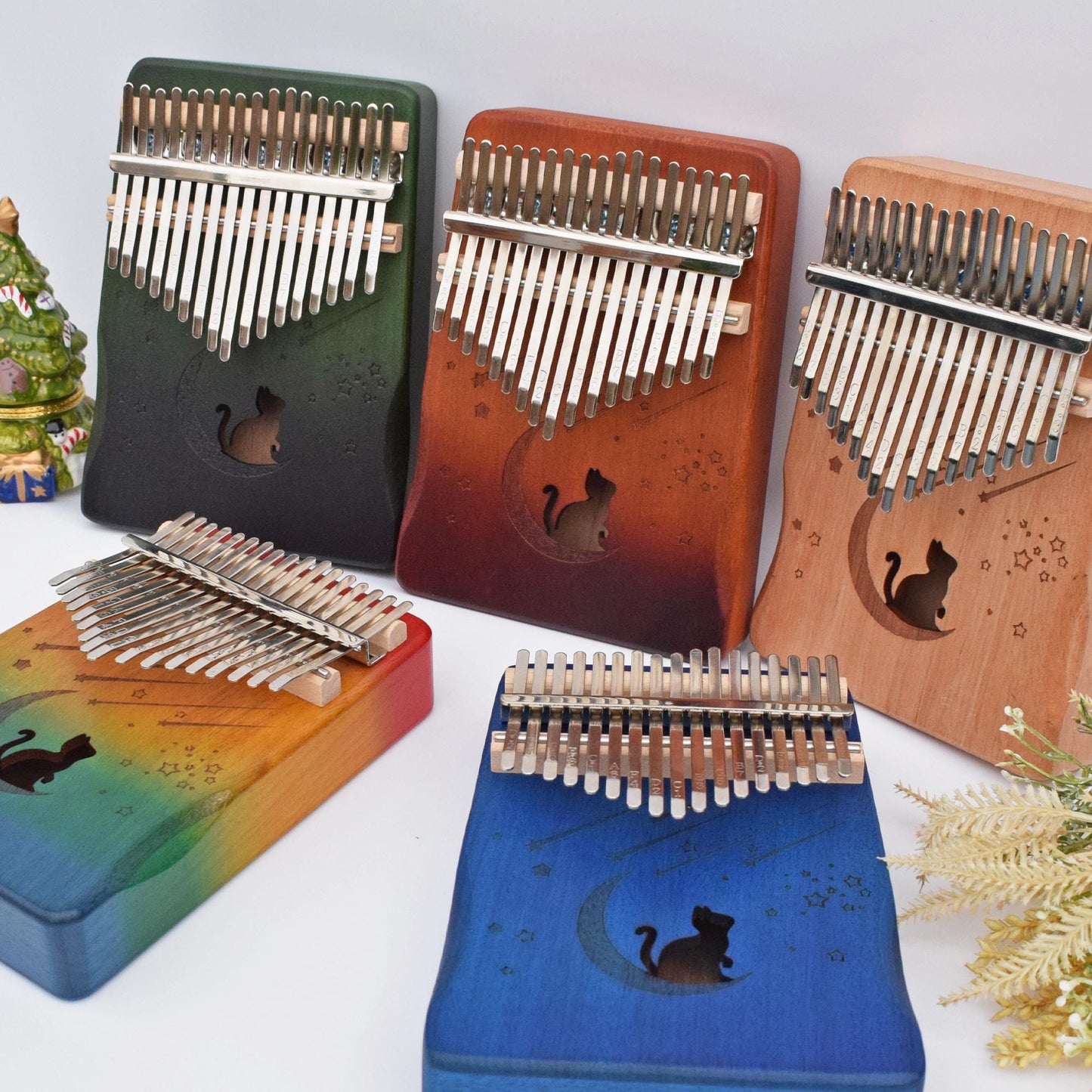 Custom Engraved 17 Key kalimba, Personalized kalimba,thumb piano gift,Musical instruments for Sound Therapy & Relaxation