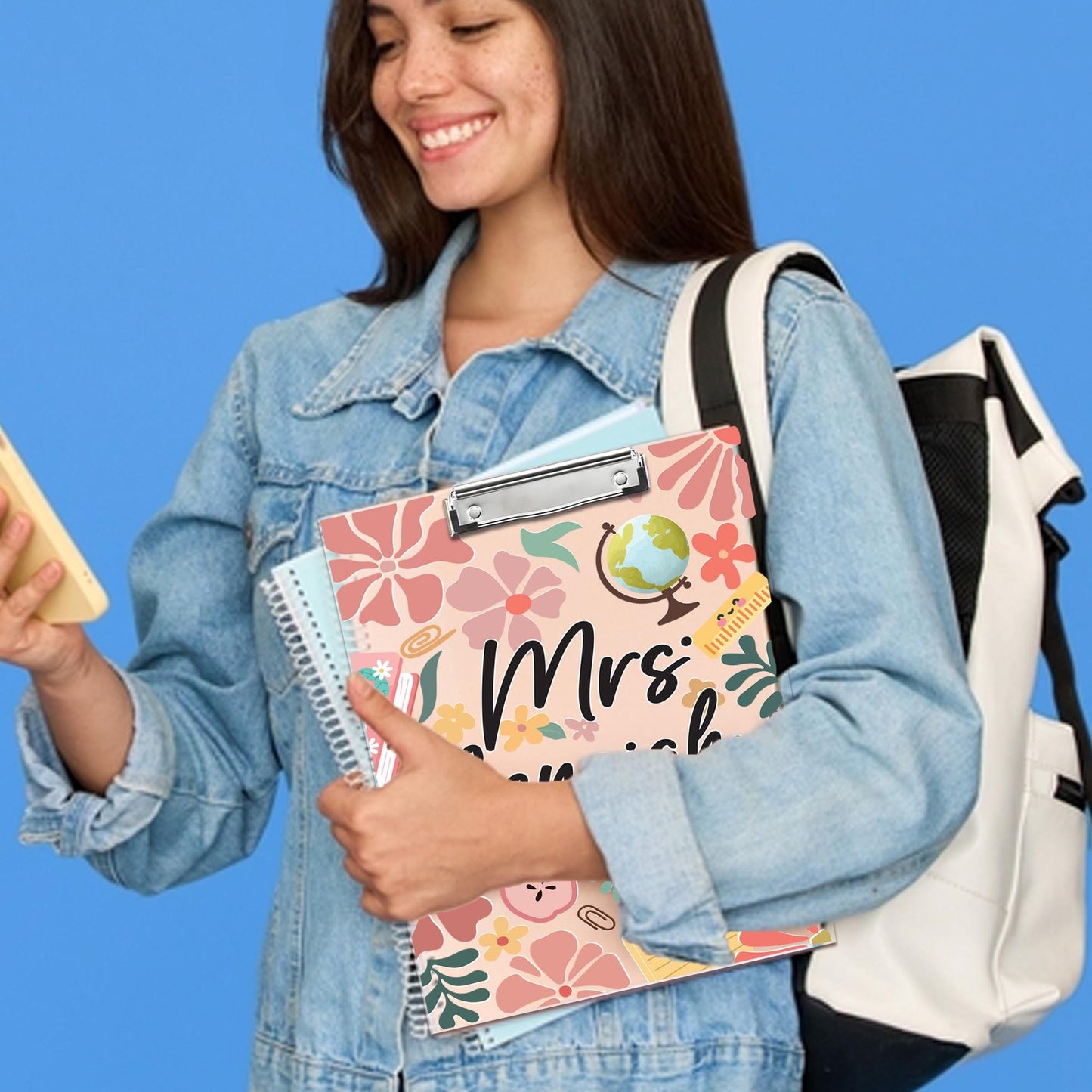 Customized Teacher Clipboard, Teacher Appreciation Gifts, Teacher Gift, Custom Teacher Clipboard with Name, Acrylic Teacher Clipboard Gift