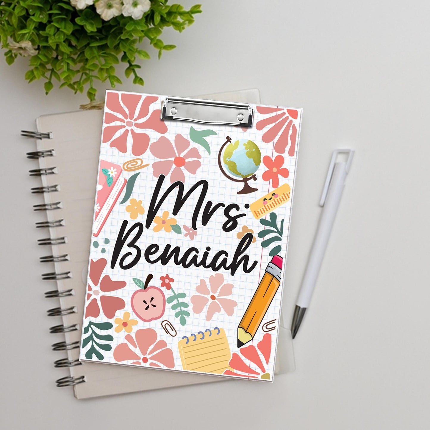 Customized Teacher Clipboard, Teacher Appreciation Gifts, Teacher Gift, Custom Teacher Clipboard with Name, Acrylic Teacher Clipboard Gift