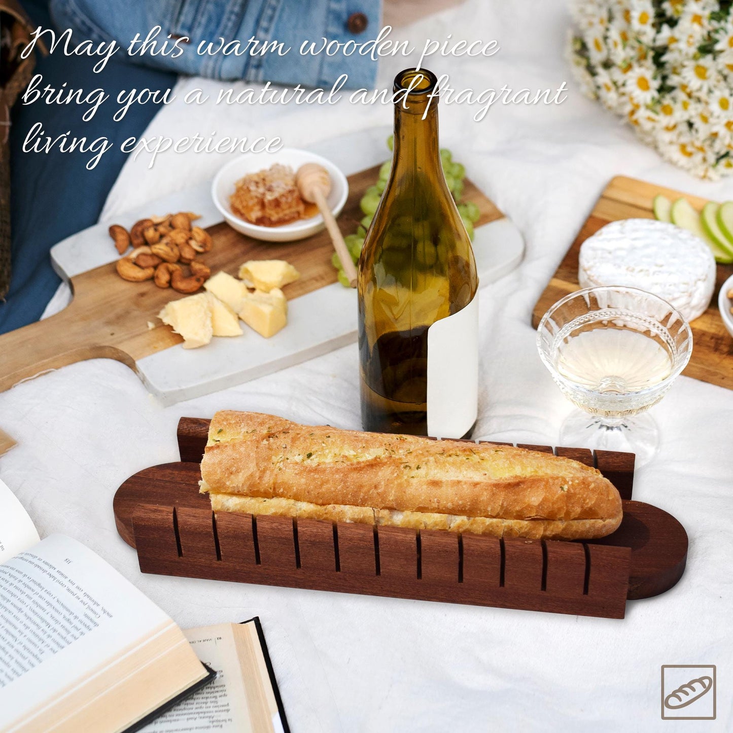Handmade Bread Cutting Board,Custom Bread Cutting Board,Wooden Baguette Cutting Board,Bread Lovers gift,Housewarming Gift,Kitchen Decor