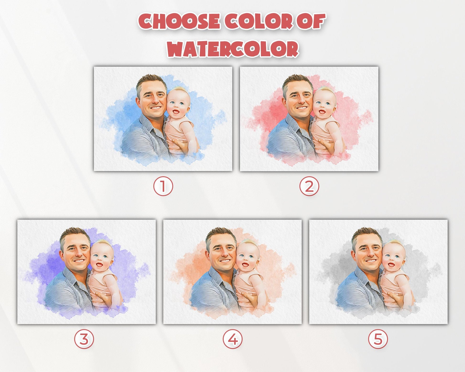 Personalised Dad Drawing, Fathers Day Present For Him From Daughter Wife, Meaningful Artwork, Birthday Art Gift, Father's Day unforgettable