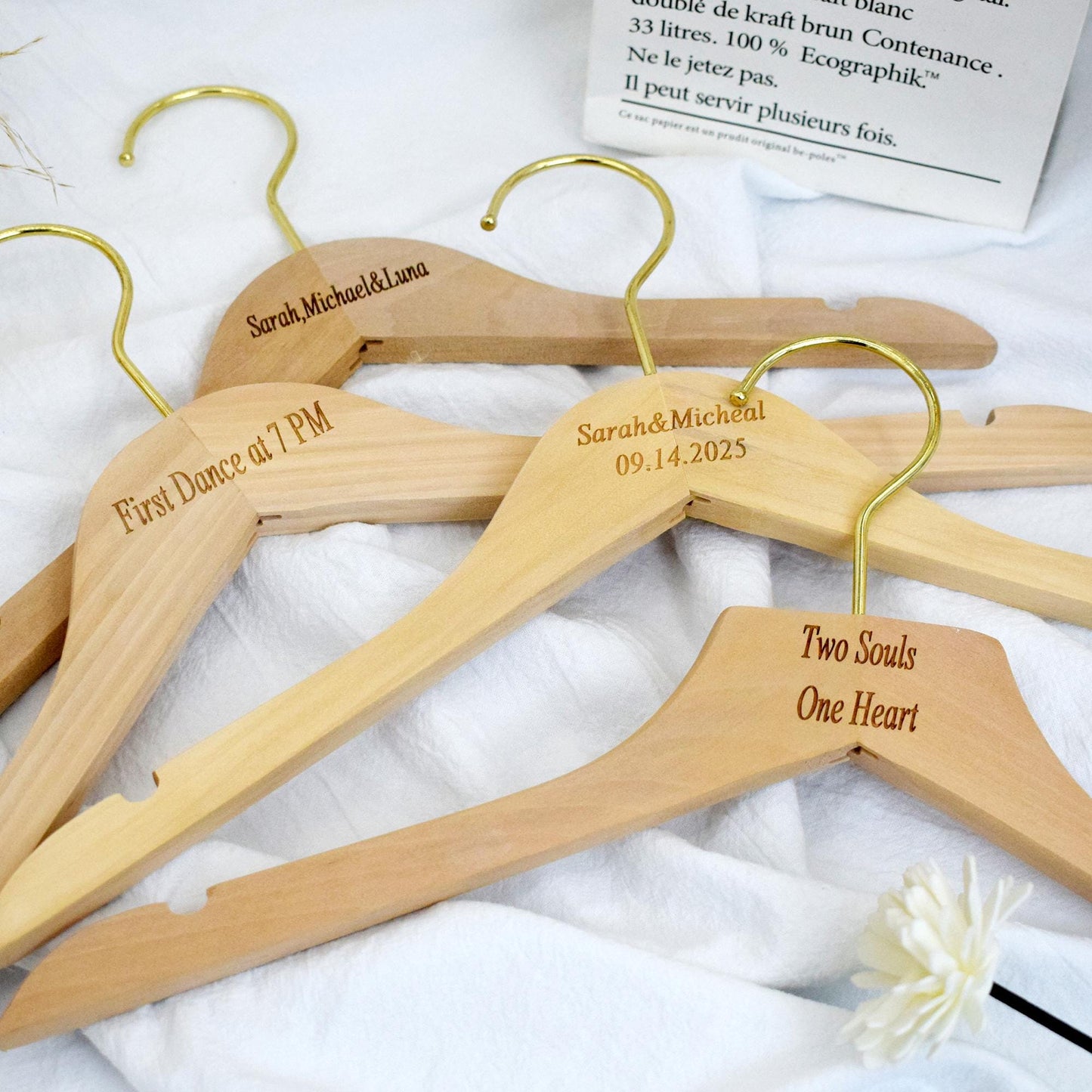 Personalized Wooden Bridesmaid Hangers With Name,Hanger For Bridal Party,Wedding Dress Hanger,Engraved Hanger,Bridesmaid Gift,Gift For Her