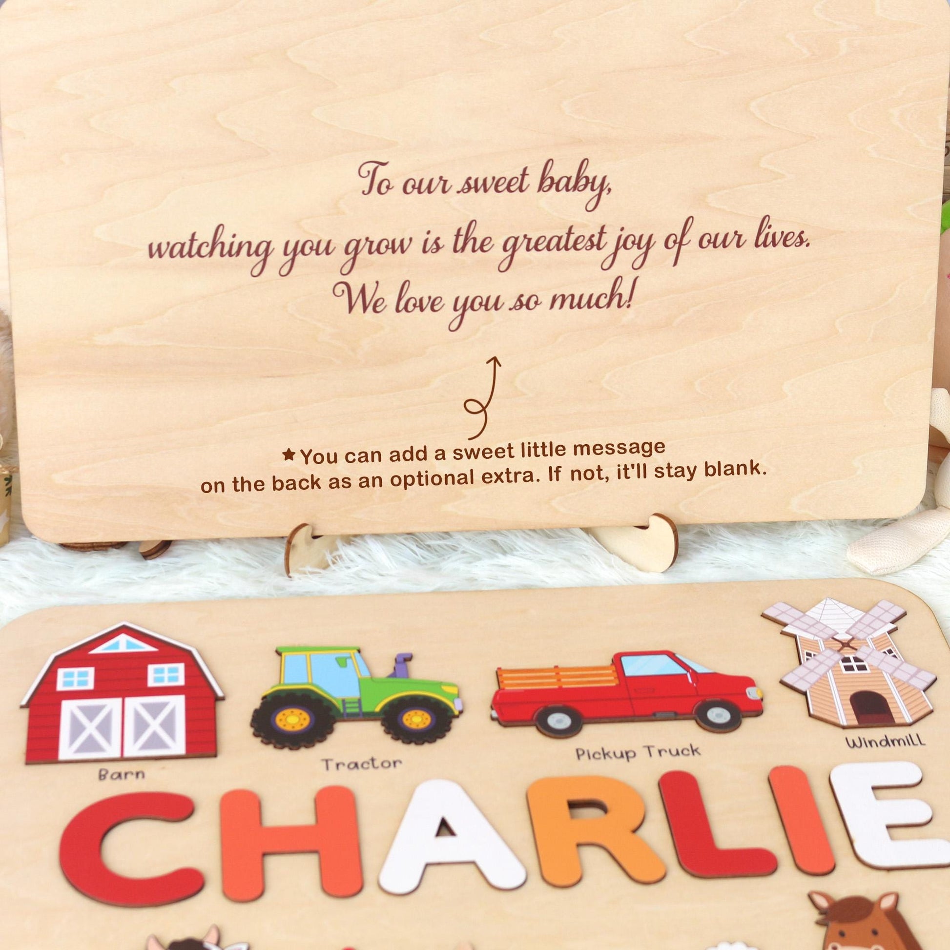 Personalized Name Puzzle for Kids | New Baby Gifts | 1st Birthday Gift | Montessori Toys Gift For Toddlers | Baby Shower Gift