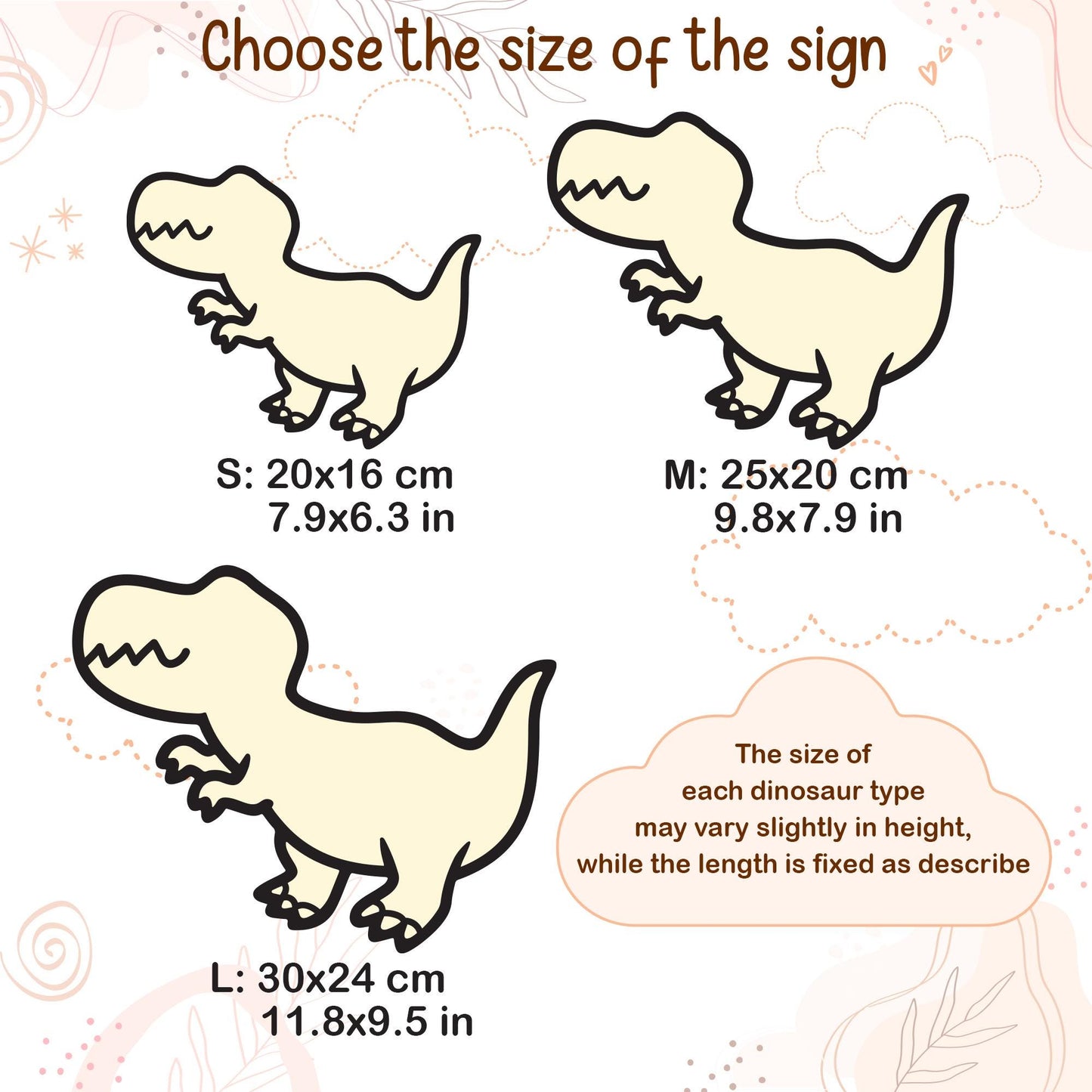 Dinosaur Door Sign - Personalised Wooden Letters - Baby Boy Name Sign - Boy Nursery Decor - Dinosaur Wood Sign Wall Art - Baby Shower Gift