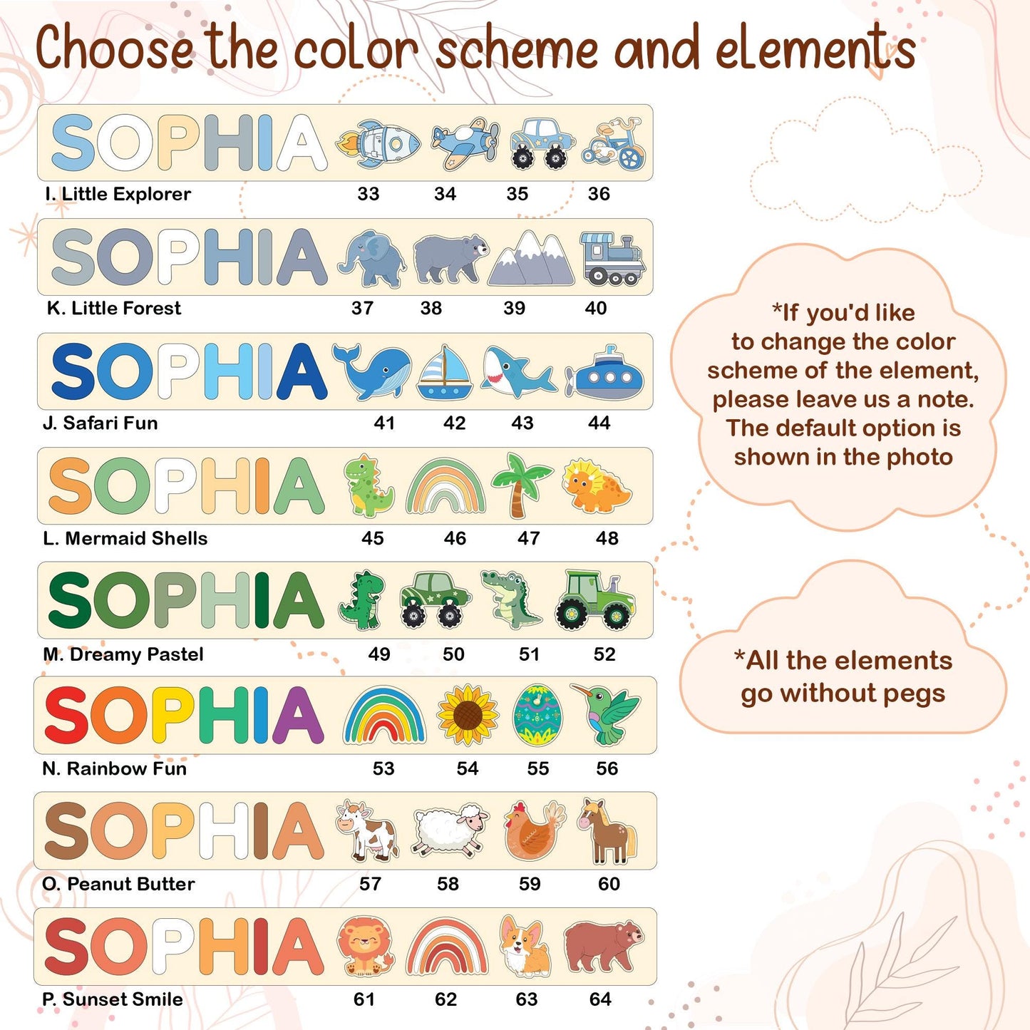 Personalized Name Puzzle | First Christmas Gifts For Toddlers | 1st Birthday Gifts | Montessori Toys | Baby Shower Gifts