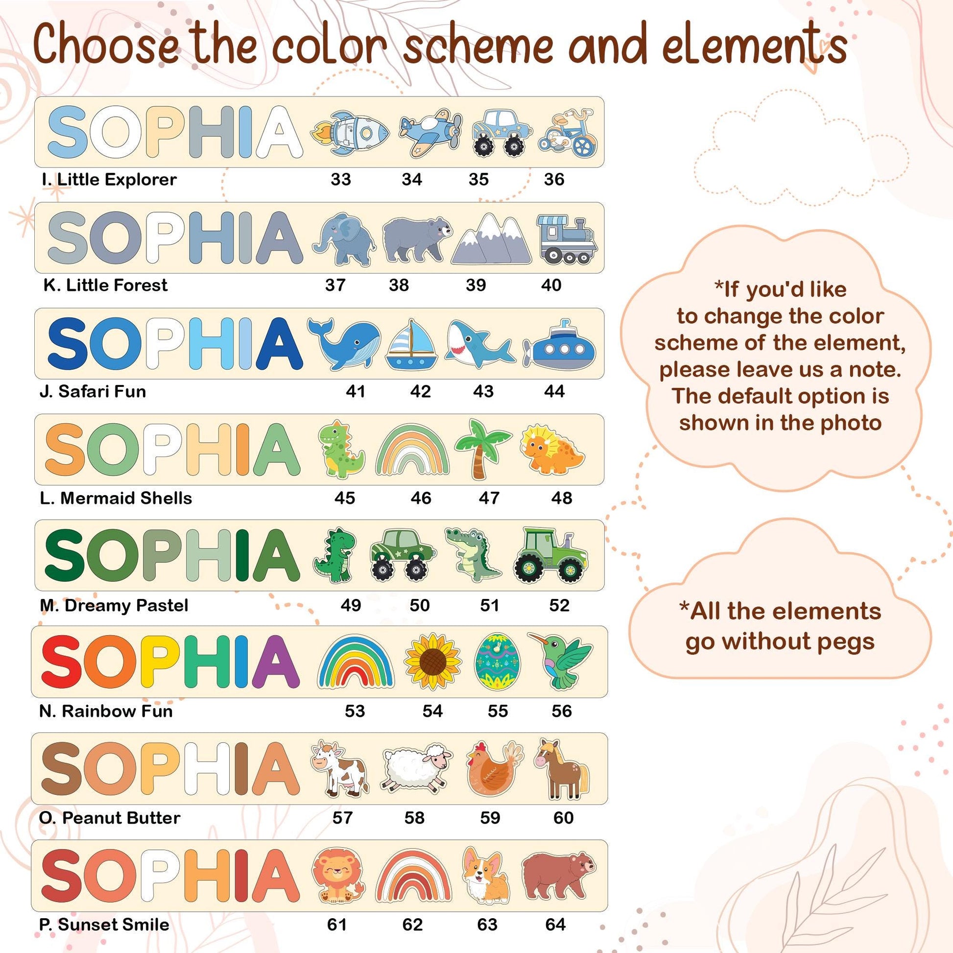 Personalized Name Puzzle | First Christmas Gifts For Toddlers | 1st Birthday Gifts | Montessori Toys | Baby Shower Gifts