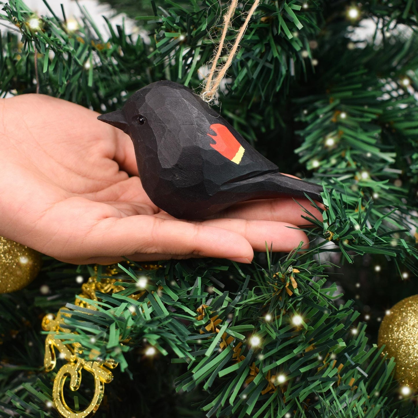 Handmade Northern Cardinal Christmas Ornament  â Rustic Hanging Tree Decoration for Holiday Decor â Unique Xmas Decoration,Gift Bird lover