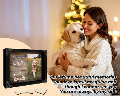 Personalized Dog Memorial Wood Frame,Pet Memorial Sign with Photo,Dog Memorial Gifts For Loss Of Dog,Sympathy Gift,Cat Memorial,Pet Lover
