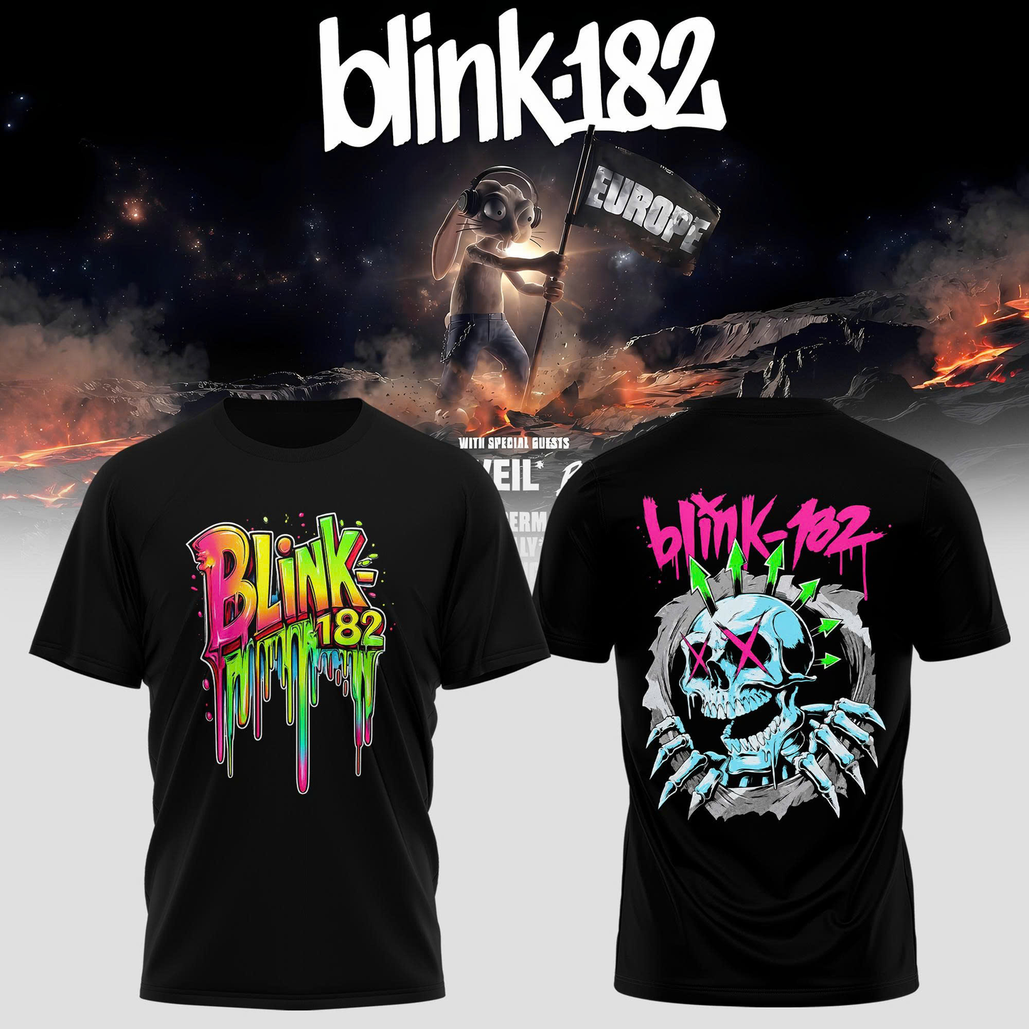 Blink-182 Meltdown Europe Tee 26