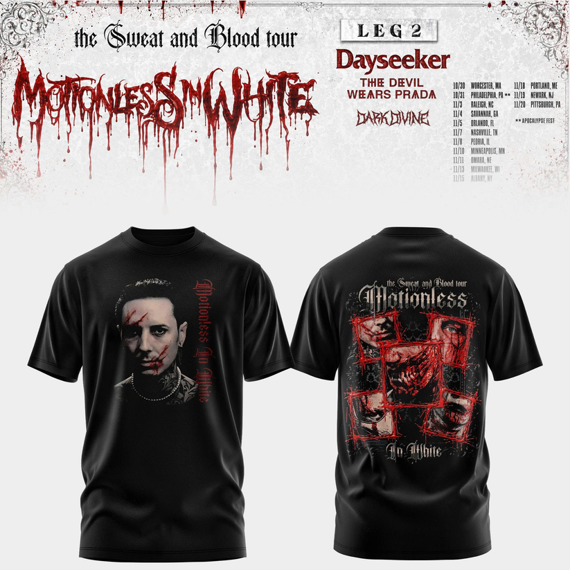 Limited Edition The Sweat & Blood Tour 2026 Tshirt 13