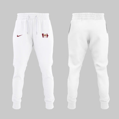 Special Edition Iowa State Uniform Zip Hoodie - White