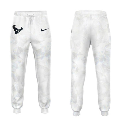 Houston Texans 2025-2026 Icy white Hoodie V2 (Pattern)