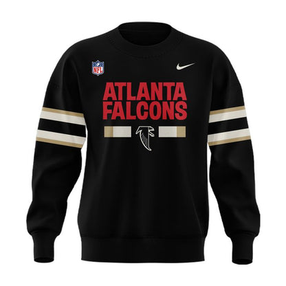 1966-1969 Atlanta Falcons Throwbacks Helmet Logo Black Sweat