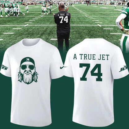 2025 Limited Edition Nick Mangold White Tshirt For Fans New York Jets