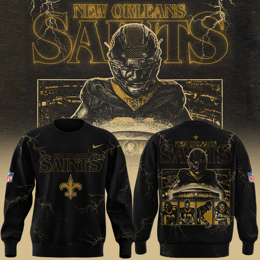 New Orleans Saints black uniform 2025 Sweatshirt