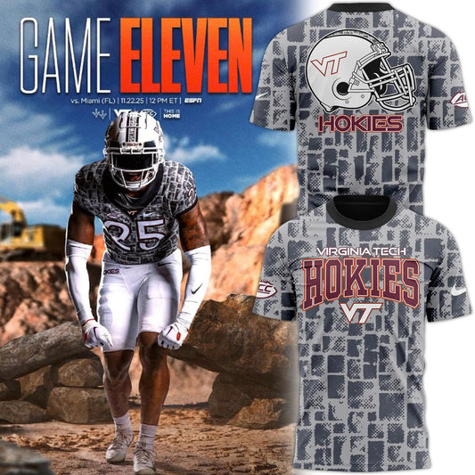 Virginia Tech Football 2025 Special Edition "Stone Wall" Combo T-Shirt