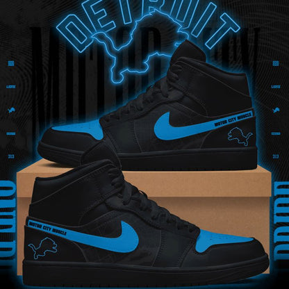 Detroit Lions Dark Mode - Back in Black
