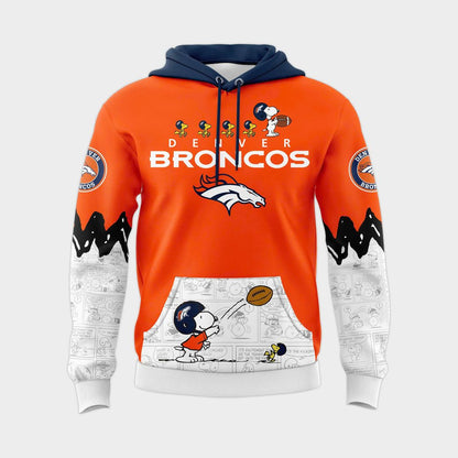 Denver Broncos Peanuts Night 2025 Special Combo Hoodie