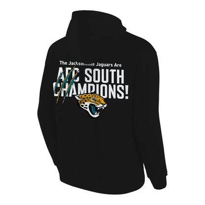 Jacksonville Jaguars 2025 AFC South Division Champions Locker Room Trophy Collection Hoodie