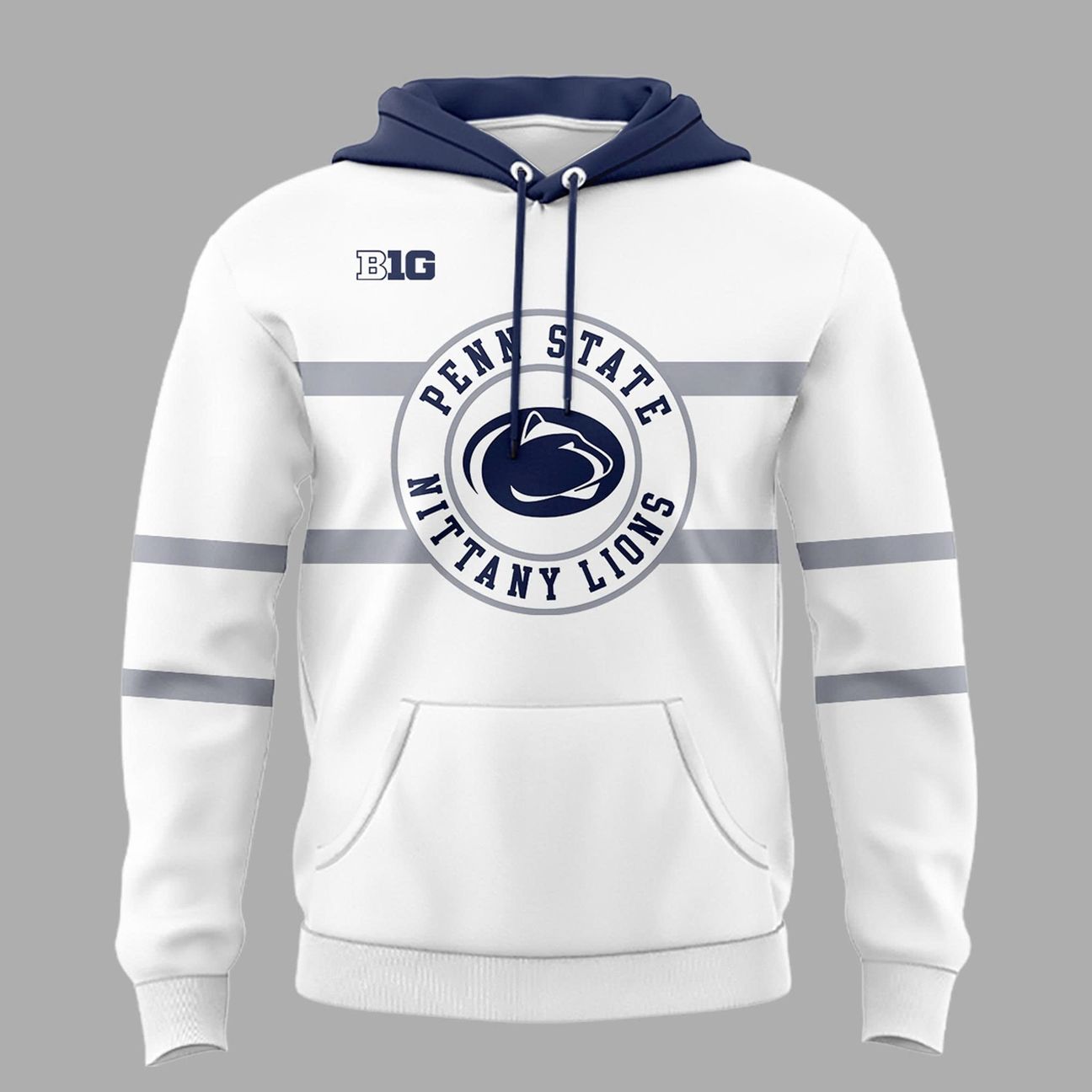 2026 Penn State Nittany Lions Hockey White Uniform Hoodie