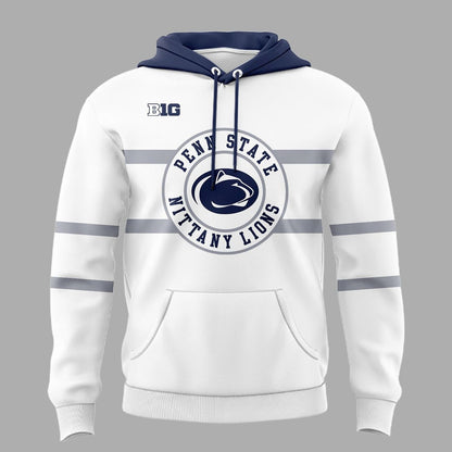 2026 Penn State Nittany Lions Hockey White Uniform Hoodie