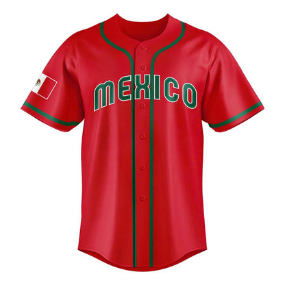 Mexico National Baseball Team 2026 World Baseball Classic Stadium Jersey - Red