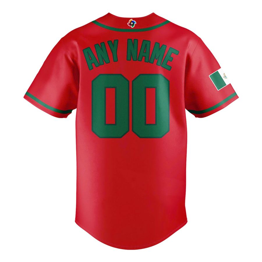 Mexico National Baseball Team 2026 World Baseball Classic Stadium Jersey - Red