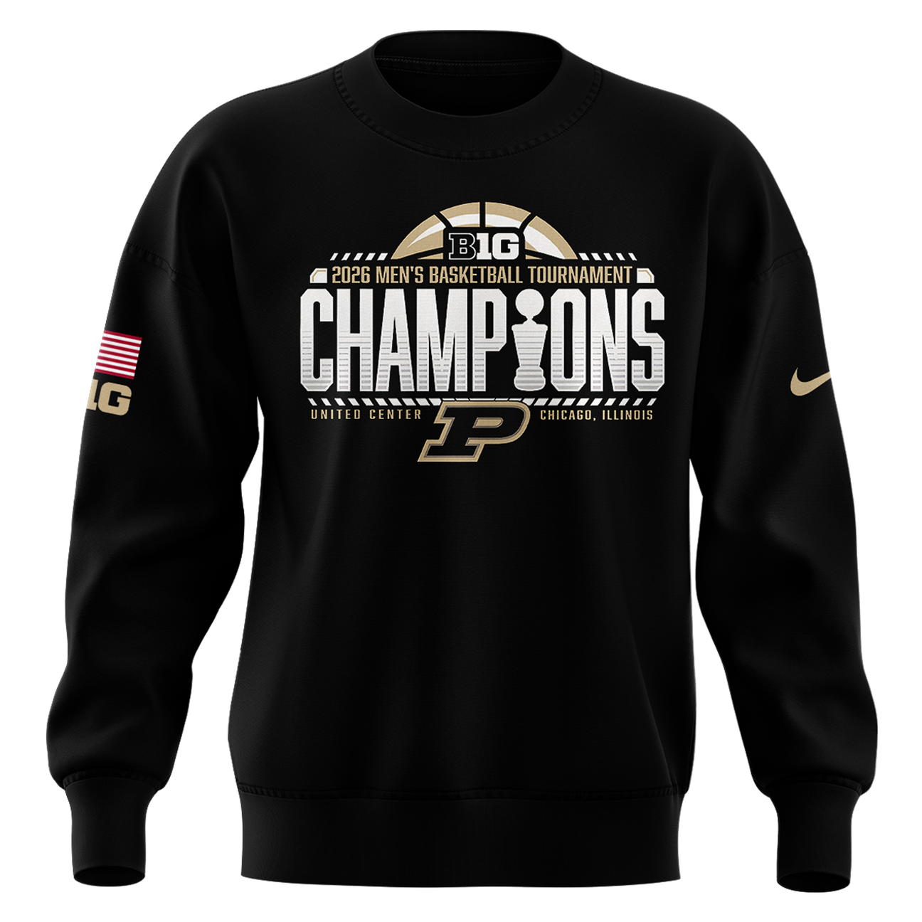 Purdue Men's Basketball 2026 Big Ten Tournament Champions SWEATSHIRT