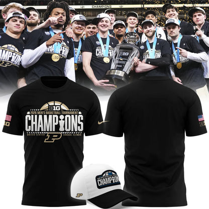 Purdue Men's Basketball 2026 Big Ten Tournament Champions T Shirt
