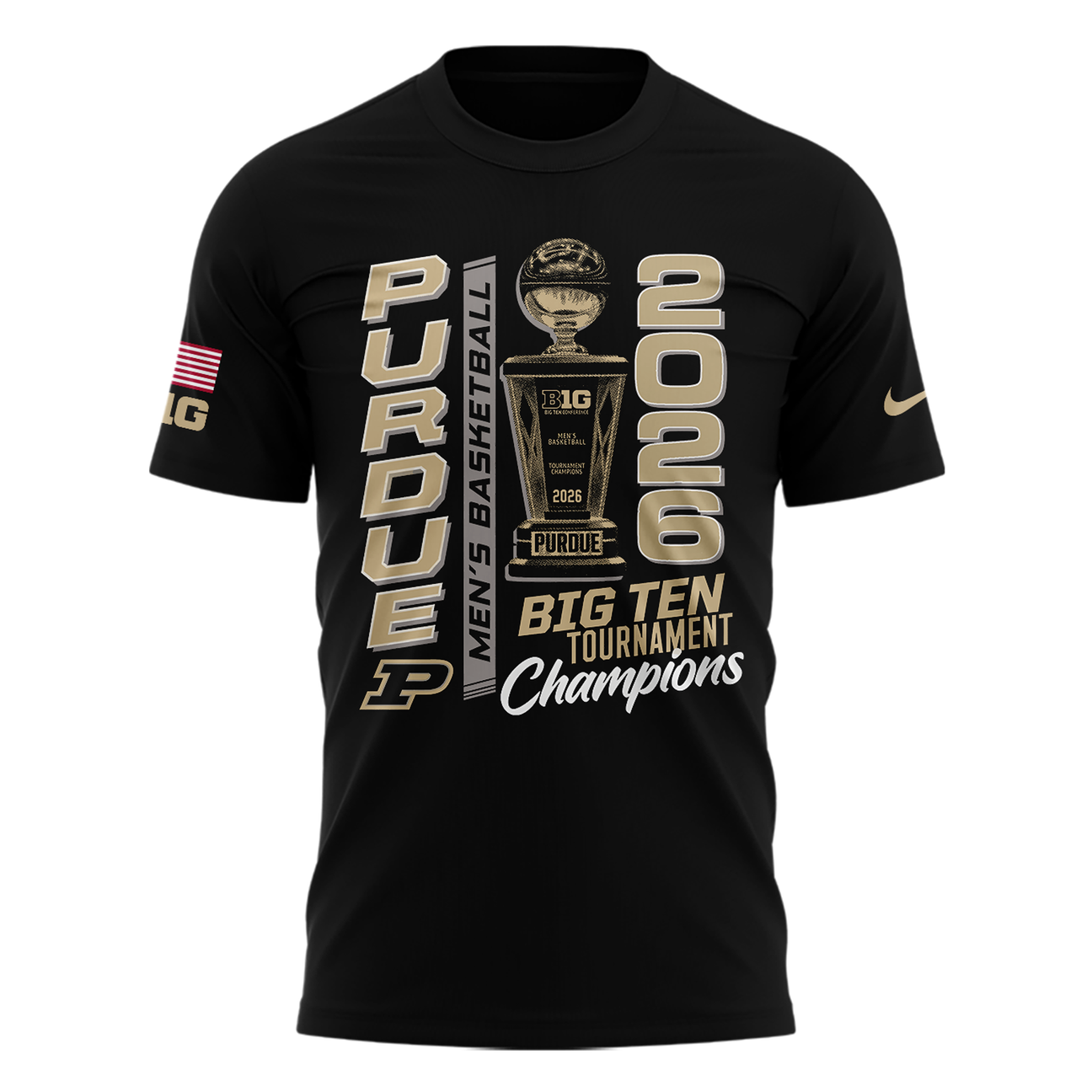 Purdue Men's Basketball 2026 Big Ten Tournament Champions T Shirt