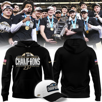 Purdue Men's Basketball 2026 Big Ten Tournament Champions Hoodie