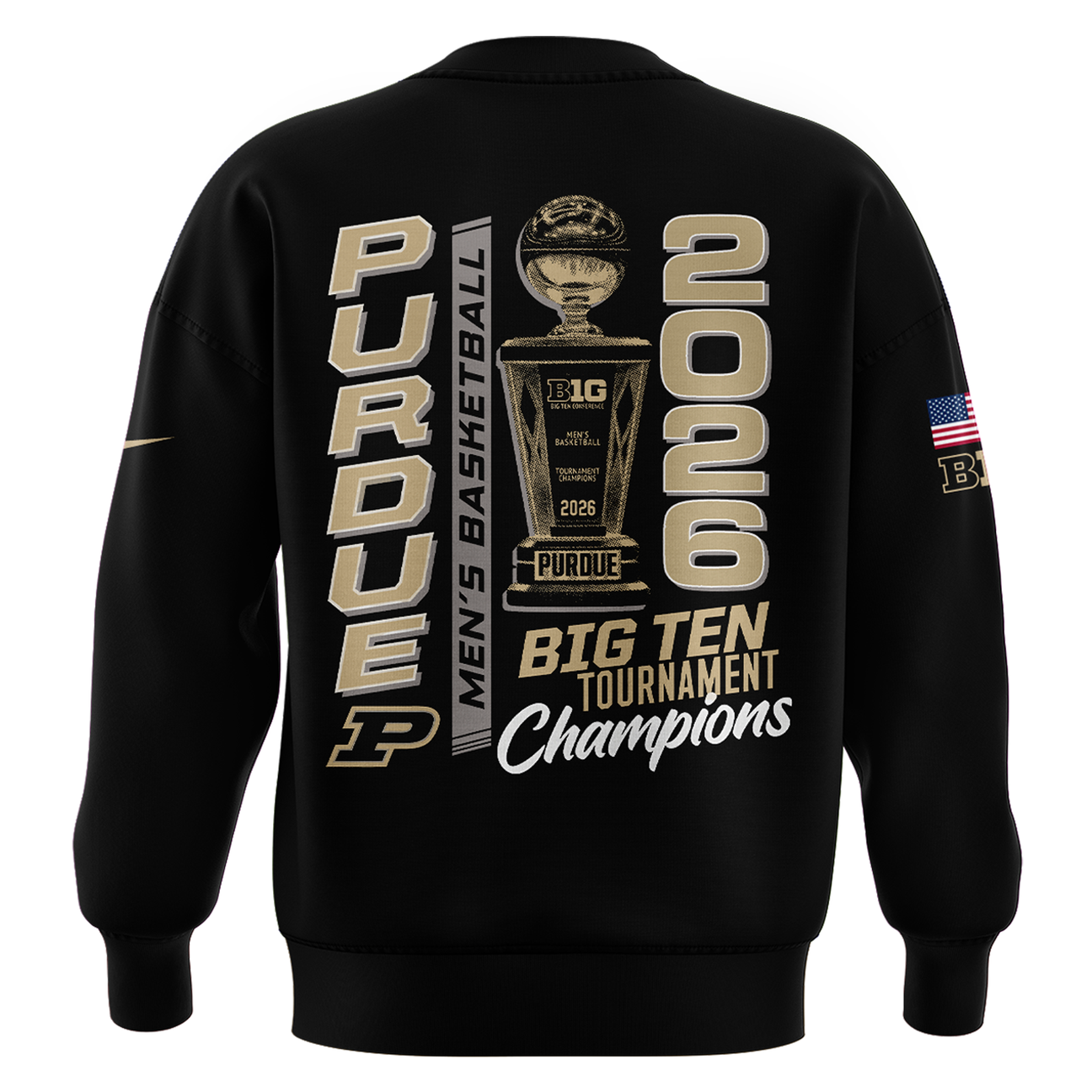 Purdue Men's Basketball 2026 Big Ten Tournament Champions SWEATSHIRT