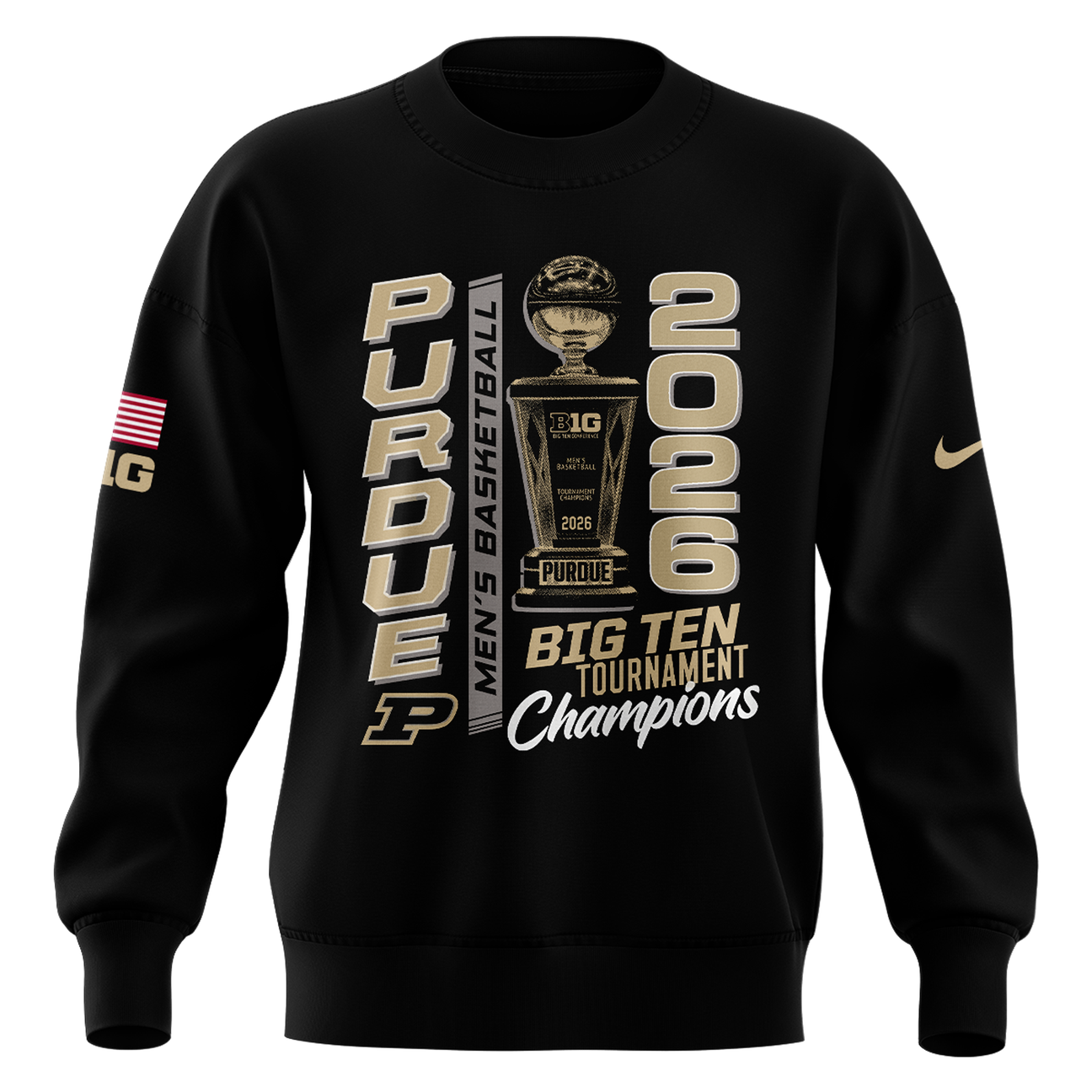 Purdue Men's Basketball 2026 Big Ten Tournament Champions SWEATSHIRT