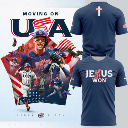 Jesus Won John 16 33 United States national baseball team Navy T-Shirt