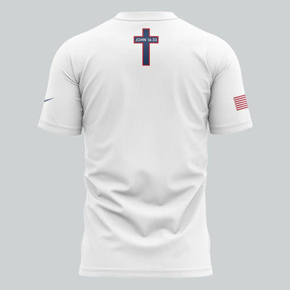 Jesus Won John 16 33 United States national baseball team White T-Shirt