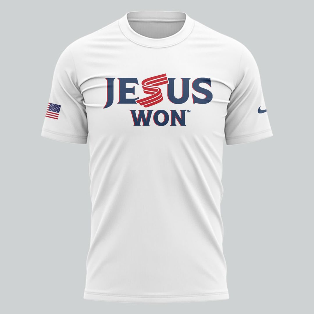 Jesus Won John 16 33 United States national baseball team White T-Shirt