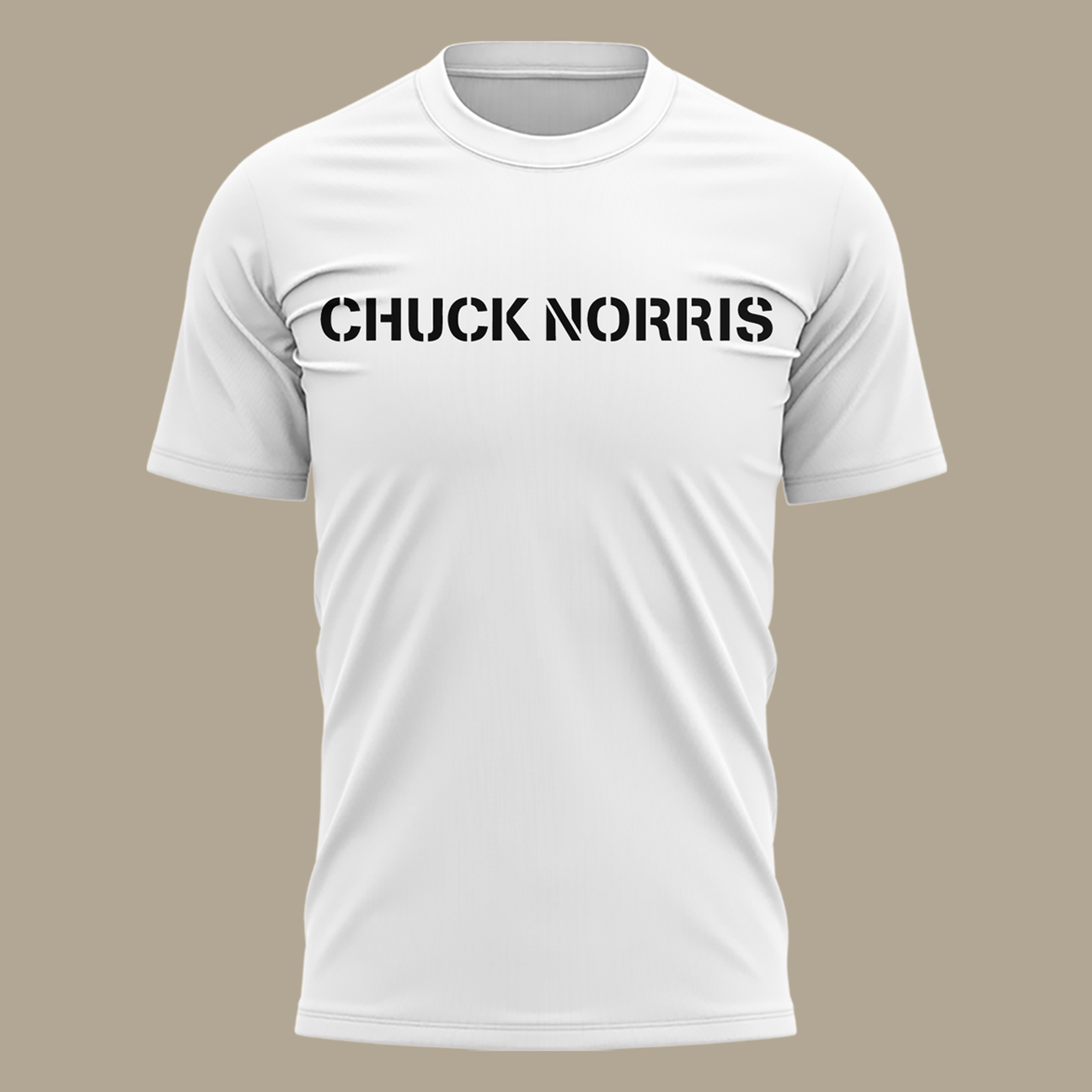Chuck Norris T-Shirt White Signed for fans