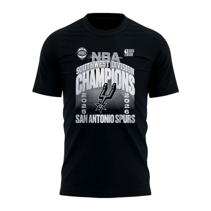 Special 2026 Southwest Division Champions San Antonio Spurs T-Shirt 2