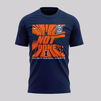 Illinois Fighting Illini 2026 NCAA Men's Basketball Tournament March Madness Final Four T-Shirt