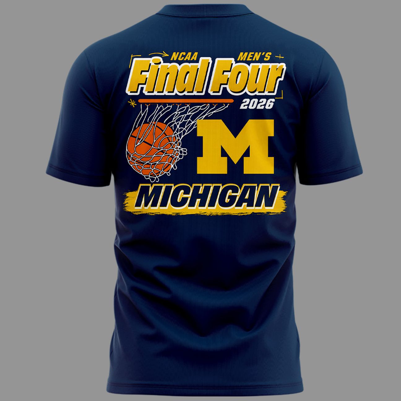 Exclusive Michigan Wolverines Men's Basketball Final Four Locker Room T-Shirt for fans