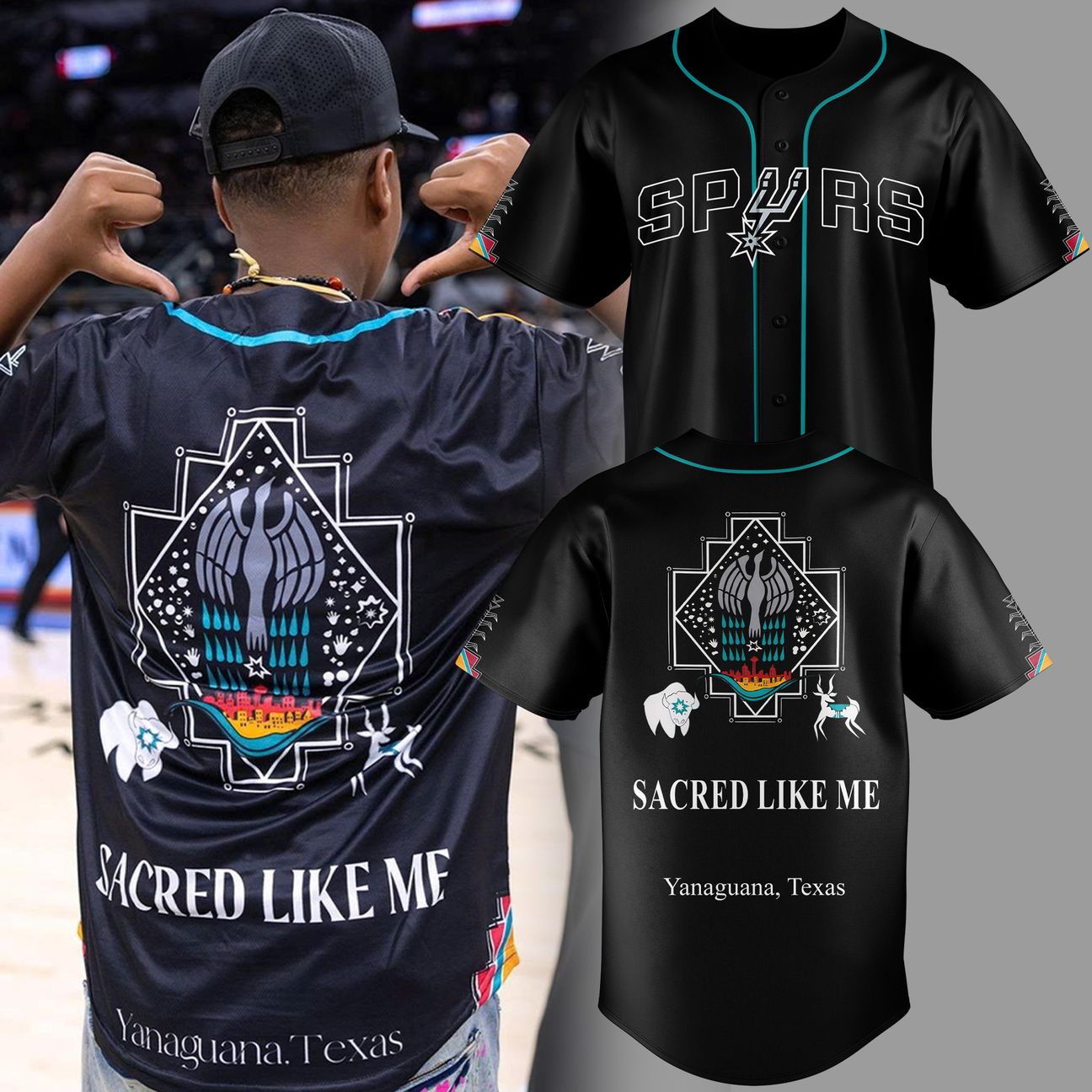 Exclusive 2026 Jersey Native American Heritage Night for fans San Antonio Spurs!