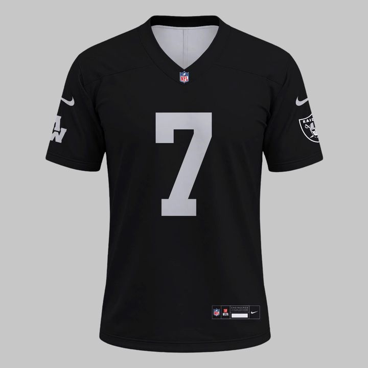 2026 Exclusive Version Signed Jersey Black Morgan Wallen x Las Vegas Raiders for fans!
