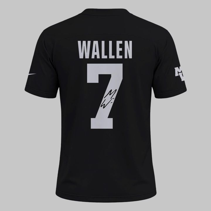 2026 Exclusive Version Signed Jersey Morgan Wallen x Las Vegas Raiders for fans!