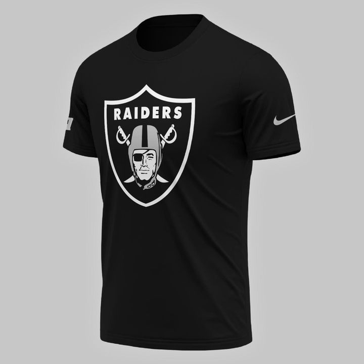 Exclusive Version Signed T-Shirt Black Morgan Wallen x Las Vegas Raiders for fans!