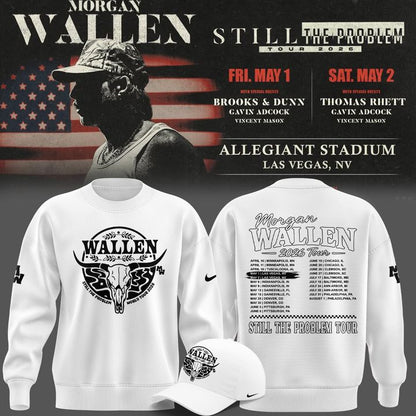 Limited edition Sweatshirt White Morgan Wallen x Las Vegas Raiders!