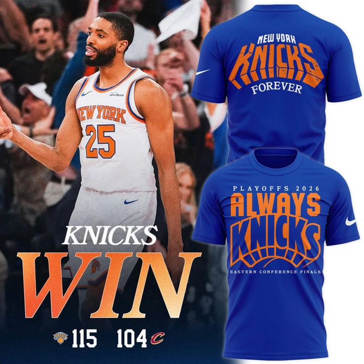 New York Knicks  2026 Playoffs "Always Knicks" T-Shirt