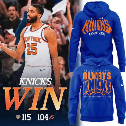 New York Knicks  2026 Playoffs "Always Knicks" Hoodie