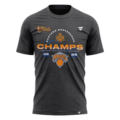 Men's New York Knicks 2026 NBA Eastern Conference Champions Roster T-Shirt