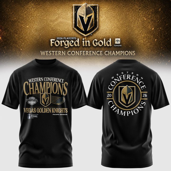 Vegas Golden Knights 2026 Western Conference Champions T-Shirt