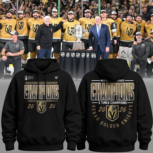 Vegas Golden Knights WESTERN CONFERENCE CHAMPIONS Hoodie 2026